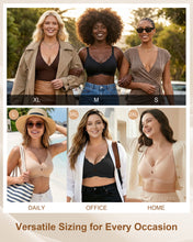 Load image into Gallery viewer, Cevapro Jelly Bras for Women, Wireless Push Up Bra Seamless Full Coverage Bralettes Comfortable No Underwire Tshirt Bra