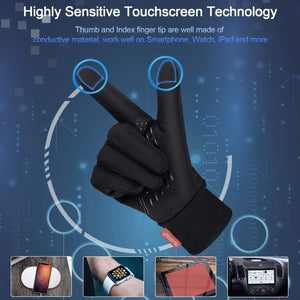 Cevapro Winter Gloves Touchscreen Windproof Running Gloves Thermal Col – cevapro