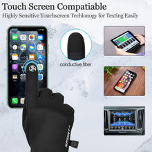 Load image into Gallery viewer, Cevapro Winter Gloves Women Men Touch Screen Gloves for Cold Weather Warm Gloves Water Resistant Freezer Work Gloves for Hiking Running Climbing Cycling Walking Driving Typing

