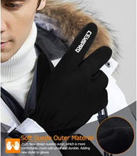 Load image into Gallery viewer, Cevapro -30℉ Waterproof Winter Gloves Suede 3M Insulated Gloves for Men Women Cold Weather Running Hiking Skiing
